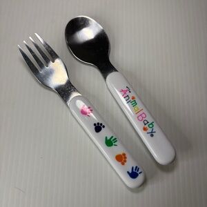 Kids Silverware Flatware Fork/Spoon WildAnimal Baby National Wildlife Federation